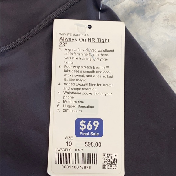 Never worn Lulu lemon leggings - Picture 2 of 3